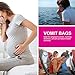 YGDZ 45 Pack Vomit Bags - Disposable Barf Bags for Travel, Motion Sickness, Nausea - 1000ml Blue
