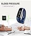 Smart Watch Fitness Tracker READ R5.PRO Heart Rate Monitor Blood Pressure Bracelet Pedometer Activity Tracker Sleep Monitoring Call SMS SNS Remind Watch for Android iOS (Black)