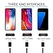USB Type C Cable, Mifeng 4-Pack (3ft+6ft+6ft+10ft) USB-C to USB A 2.0 Nylon Braided Fast Charging Cord for Samsung Galaxy S9 S8 Plus Note 9 8,Google Pixel XL,Moto Z Z2,LG V20 Nintendo
