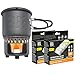 Esbit CS585HA 3-Piece Lightweight Camping Cook Set for Use with Solid Fuel Tablets