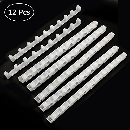 OTRMAX Set of 12pcs Plastic Wide Beehive Frame Fastening Strip / Frame Ends Spacer / Rack Holder Apiculture Supplies