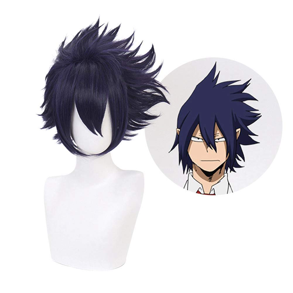 Yamia Anime Cosplay Wig for My Hero Academia Synthetic Wigs with free Cap (Amajiki Tamaki)