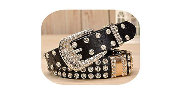 bedazzled designer belt