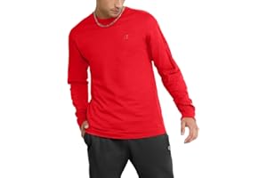 Champion Men's Long Sleeve T-shirt, Classic T-shirt for Men (Reg. Or Big & Tall)