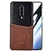 OnePlus 7 Case, Genuine Leather Card Holder Slot Wallet Case Cover for OnePlus 7 (Black)