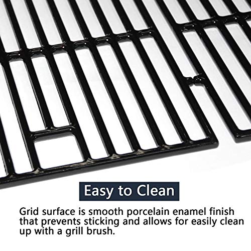 Hongso 19 1/4 inch Porcelain Coated Cast Iron Grill Grates Replacement
