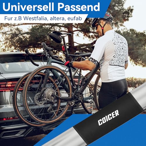 COICER Bicycle Frame Protection Transport | Set of 4 | Transport Protection Suitable for Thule Bicycle Carrier Carbon Frame Protection Bicycle Carrier Accessories Ebike Frame Protection Attachment (M,L,XL,XXL)