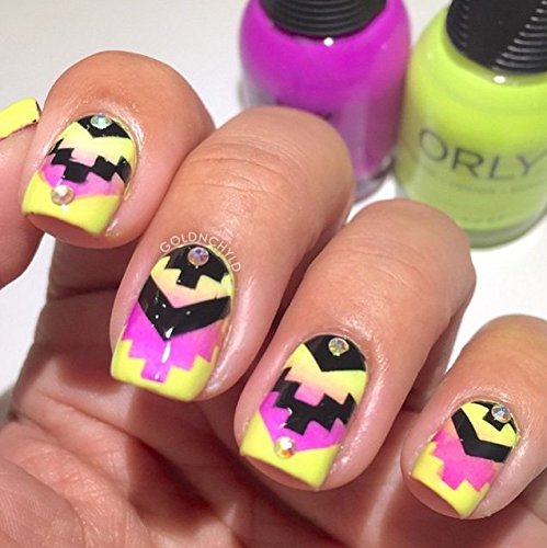 Aztec Nail Vinyls By Twinkled T - 1 Sheet of 99