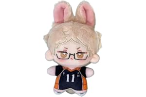 LUNK Shoyo Anime Figure Cute Animal Ears Plush Stuffed Tobio Kageyama Miya Osamu Soft Plush Stuffed Animals Pillow Decoration