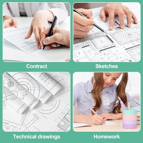 (5 Rolls) A4 Thermal Printer Paper (Approximately 116 Sheets), Folding Thermal Paper, Compatible with Most Thermal Printers, BPA-Free, Suitable for Documents, Websites and Photos