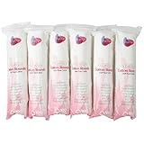 Pyour Pure Cotton Rounds for Skin Cleansing, 6x100 Count Pack