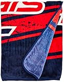 The Northwest Company Officially Licensed NHL Washington Capitals Stamp Plush Raschel Throw Blanket, 60