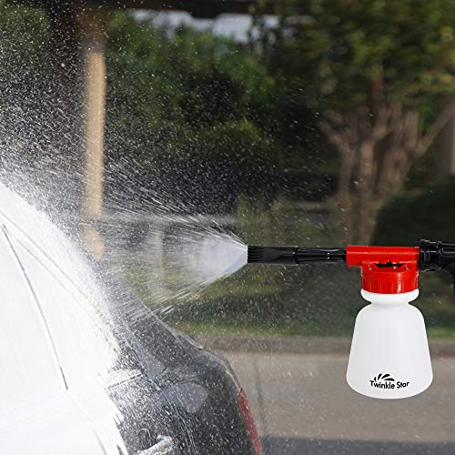 Twinkle Star Car Wash Foam Gun for Garden Hose, Adjustable Foam Blaster