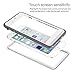 FITFORT Waterproof iPhone 7 Plus Case Clear Underwater Full Body with Built-in Screen Protector Heavy Duty Shock Snow Dirtproof Ultra Slim Waterproof Case for iPhone 7 Plus(5.5”), Grey&Crystal
