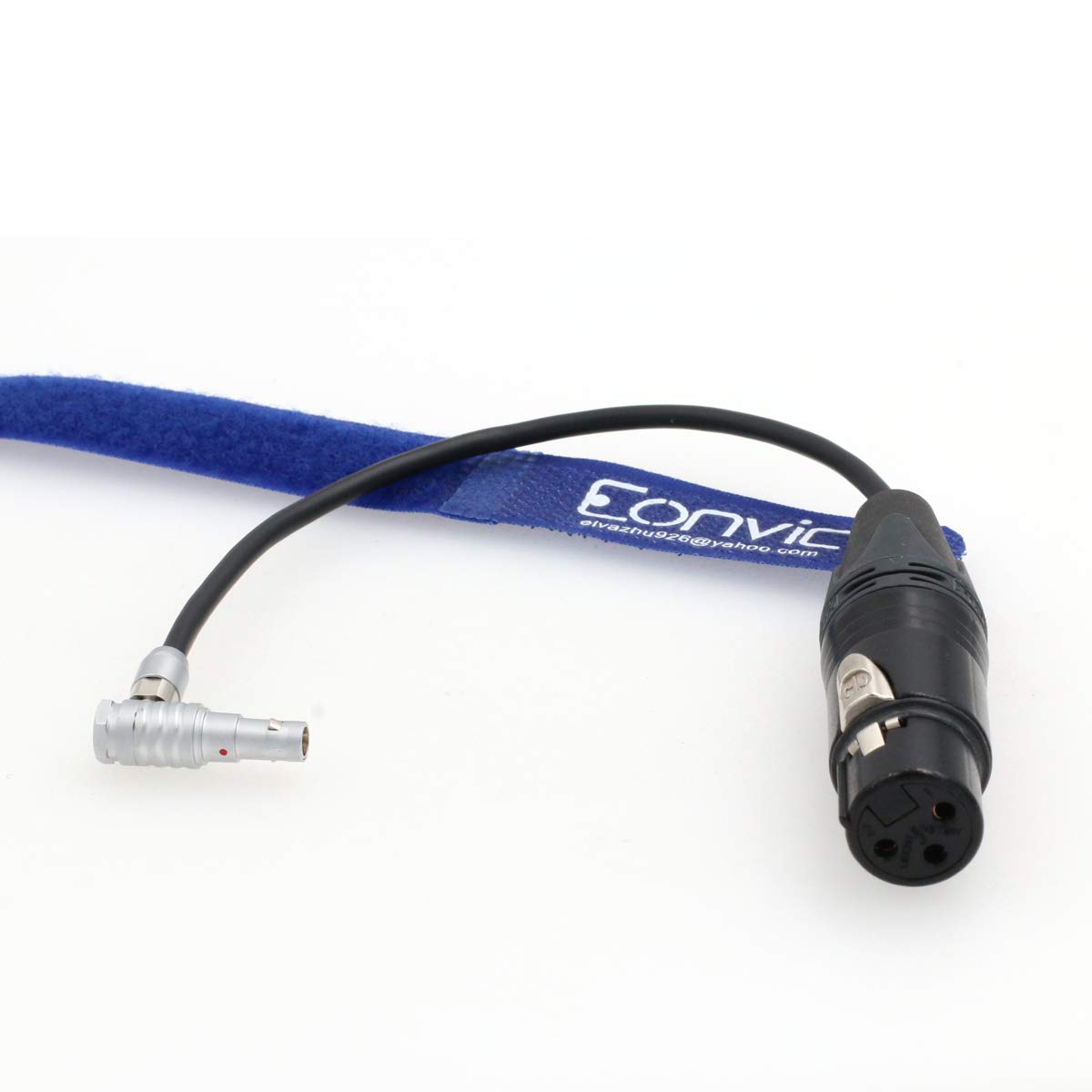 Eonvic 3-Pin XLR Female to Right-Angle 00B 5-Pin Male Audio Cable for Alexa Mini Camera