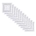 Alotpower Handkerchiefs Cotton Bandanas Headbands 12 pack,White