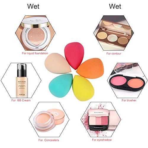 10pack Makeup Sponge Beauty Foundation Blending Sponge, You Can Use