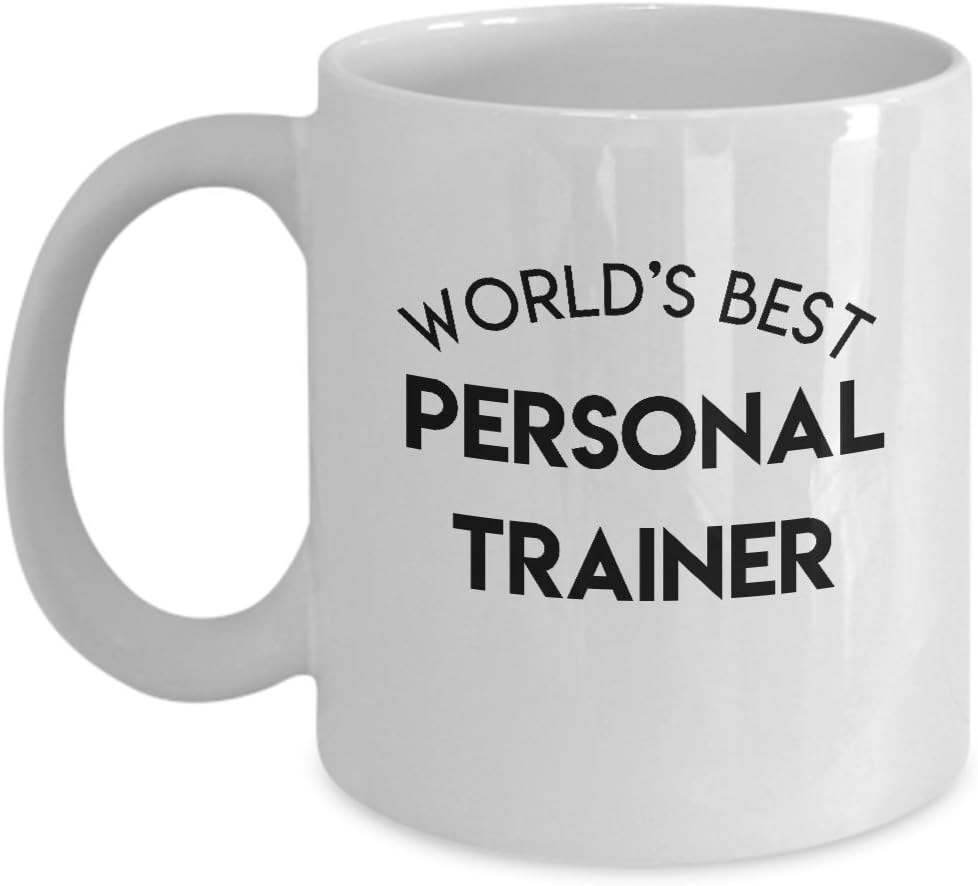 Personal Trainer Mug - "World's Best Personal Trainer" Coffee Cup - Excellent Personal Trainer Gift