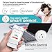 Smartwood Wifi Smart Plug, 2 Packs Smart Home Mini Outlet Compatible with Amazon Alexa & Google Home, Remote Control by Smart Phone with Timing Function from Anywhere, No Hub Required