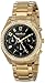 Caravelle New York Women's 44L116 Analog Display Japanese Quartz Yellow Watch