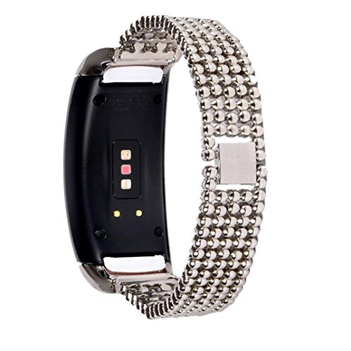 For Samsung Gear Fit2 Pro,Outsta New Stainless Steel Watch Band Accessory Band Bracelet (Silver)