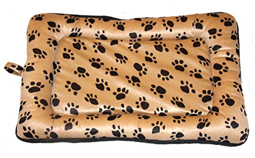 Premiere Brands Pet Bed Crate Pads by Soft Comfortable Top - Tough Water-Resistant Polyester Base for Dogs (Medium)
