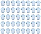 40 X SUNDELY Silicone Rubber Mushroom Style Earbud for Motorola Kenwood Icom Yaesu/Vertex Baofeng HYT (Hytera) Midland/Alan Cobra Radio Surveillance Acoustic Tube Earpiece/Headset