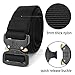AsherKeep Utility Belt Riggers Belt – Gun Belts for Concealed Carry – Quick Release Gun Belt – Black Tactical Belt Duty Belt Gun Belt for Men Inner Battle Belt Police Belt CCW Belt for Men EDC Belt