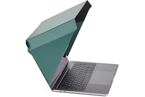 PHILBERT DANISH DESIGN Philbert Design - 4 in 1 Laptop Screen Shade Slim Hood : Sun Shade | Privacy | Heat Protection | Contrast Enhancement. 12”/13”/14” Laptops - Universal. Lightweight, Simple. Patent D790551 - Green