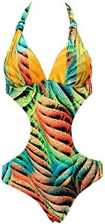 Assong Women's Sexy Color One-piece Swimsuit