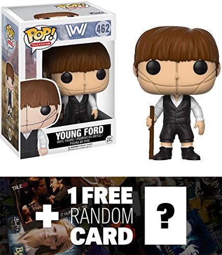 Young Robert Ford: Fun ko P o p ! TV Vinyl Figure Bundle with 1 Compatible TV Theme Trading Card (462 - 14258)
