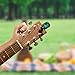 Chromatic Tuner, Meeland Mini Clip-on Guitar Tuner for Guitar/Bass/Ukulele and Violin/Anti-Interference Color LCD Display/Battery Included/Auto Power Off