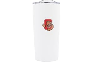 Decorvo Officially Licensed Collegiate Stainless Steel Tumbler - Double Walled Insulated Travel Thermos with Slide Lid - 18 oz (Cornell)