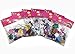 Hyamass 6 Packs (Approx 150pcs) Glitter Stickers for Kids Crafts - Colorful Self-Adhesive Flower Foam Stickers, Arts & Crafts Supplies for Greeting Cards, Home Decor with Assorted Sizes (Flower)