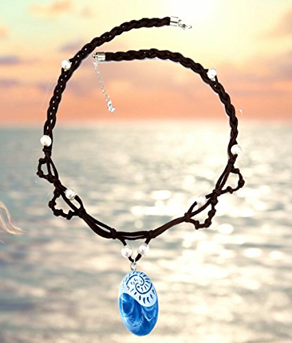 Moana Necklace,Costume Accessory Movie Gift For Girls,Children Kids Toys Princess Birthday Party Favors Cosplay