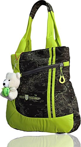 WILD MODA Womens Tote Bag(Wmwb0344_Multicolor)