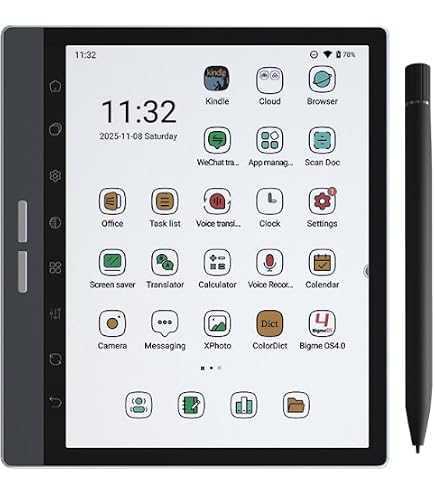 Amazon.com: Bigme S6 Color + Lite E-Ink Display Epaper Tablet 7.8