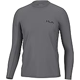 HUK Mens Icon X Long Sleeve Shirt, Performance Fishing Shirt
