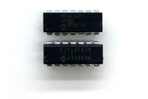 XYWSH 2PCS PIC16F630 PIC16F630-I/P 16F630 DIP-14 8-bit Microcontrollers - MCU CHIP IC