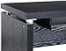 Coaster Home Furnishings CO-800821 Computer Desk, 2 Drawers CPU Stand, Black