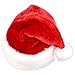 YAXXO Santa Claus Hat For Adults - Deluxe Plush Rubie Red (2-pack)