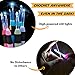 Lighted Crochet Hooks with Case Value Pack 9/pkg Set LED Lite Hooks - Ergonomic Soft Grip Handle Needles for Arthritic Hands & Organizer. Color Coded Illuminated Set of 9 Hooks Size 2,5mm To 6,5mm