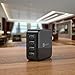 USB Wall Charger, iClever 40W 8A 4-Port Charging Station with Foldable Plug, USB Power Adapter for iPhone 11 Pro Xs/XS Max/XR/X/8/7,iPad Pro/Air 2/Mini 4/3, Galaxy/Note/Edge, LG, Nexus, HTC, and More