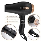 AsaVea Hair Dryer Pro AC Motor Ionic & Ceramic Fast 1875W Long Life Blow Dryer by AsaVea