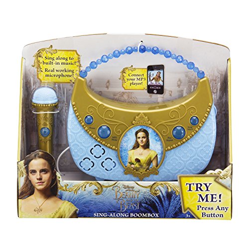 Disney-Beauty-and-The-Beast-Sing-Along-Boombox-with-Real-Working-Mic-Built-in-Music-and-Can-connect-to-MP3-Player
