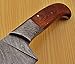 CF -1319 - Custom Handmade Damascus Steel 12.2 Inches Chef Knife – Marindi Wood Handle with Damascus Steel Bolster