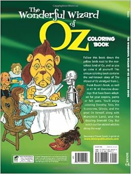 The Wonderful Wizard of Oz Coloring Book (Dover Classic Stories ...