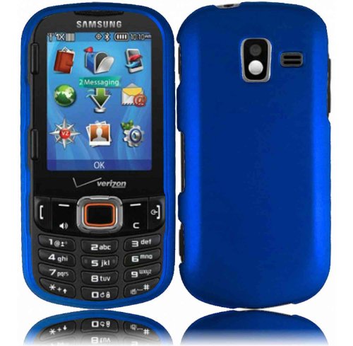 Samsung Intensity 3 III U485 Hard Cover Case Blue