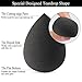 BEAKEY 2 in 1 Makeup Sponges and Brush - Professional Beauty Sponge and Foundation Brush for Liquid, Cream and Powder