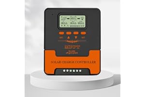LAIRTPOW 60A MPPT Solar Charge Controller, MPPT Controller up to 2880W Solar Panels, 12V/24V DC Output with Dual USB Port for LiFePO4, AGM Sealed Gel Flooded Lithium Battery (APP Control)